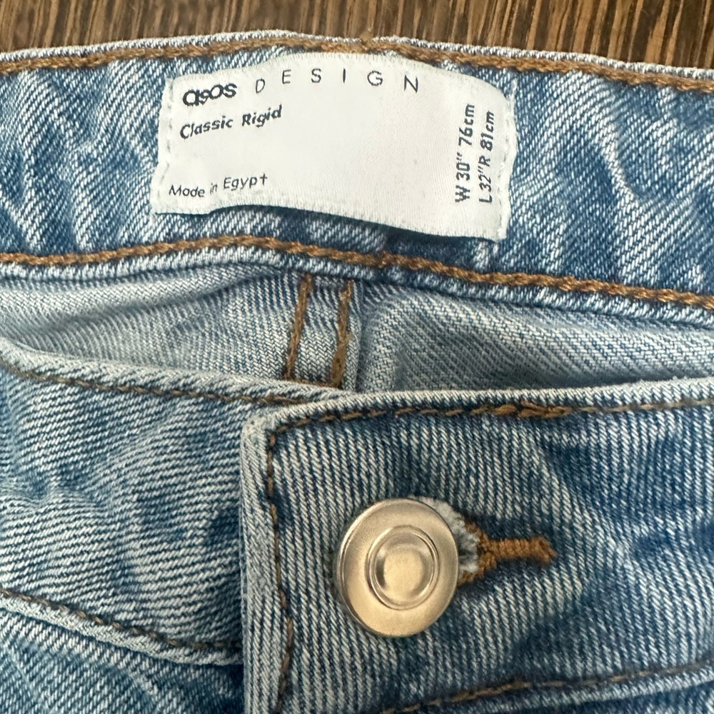 ASOS Classic Rigid Men’s Jeans - Picture 3 of 5